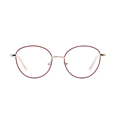 laureles Reading Glasses Women Blue Light Blocking Round Readers Computer Metal Frame Eyeglasses Female (c2, +1.00 Magnification)