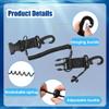 MiOYOOW Scuba Diving Lanyards, 2Pcs Anti-Lost Spring Ropes Stretchable Spring Coiled Lanyards with Quick Release Buckle for Cameras Dive Flash Lights view 2