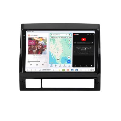 MekedeTech DUDUAUTO DUDU4 Double Din HD Screen Android 13 Car Radio Wireless Carplay 9.5 inch Car Head Unit for Toyota Tacoma 2005 2006 2007 2008 2009 2010 2011 2012 2013 2014 2015,4G RAM 64GROM