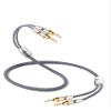 Impeto HiFi Speaker Cables with Banana Plugs for Audiophile, Cotton Net Braided High-end Speaker Wire, Including Gold Plated Banana Plugs & Spade Connectors (6.56ft/2m/1pcs) view 1