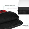 Plaid Red and Black Laptop Sleeve Case 12 inch Laptop Bag Shockproof Protective Notebook Case Computer Carrying Bag Case view 3
