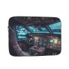 Airplane Cockpit1 (1)_ Laptop Sleeve Case 15 inch Laptop Bag Shockproof Protective Notebook Case Computer Carrying Bag Case view 1