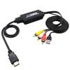 1080P HDMI Male Video to 3 RCA AV Audio Cable Cord Adapter Fit for HDTV DVD view 2