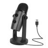LICAEVEY USB Condenser Gaming Microphone, 192KHz Dynamic USB PC Mic, Adjustment Volume HiFi Podcast Mic with Shock Mount and Rotating Gain Knob, for Streaming Podcasting view 1