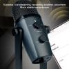 LICAEVEY USB Condenser Gaming Microphone, 192KHz Dynamic USB PC Mic, Adjustment Volume HiFi Podcast Mic with Shock Mount and Rotating Gain Knob, for Streaming Podcasting view 2