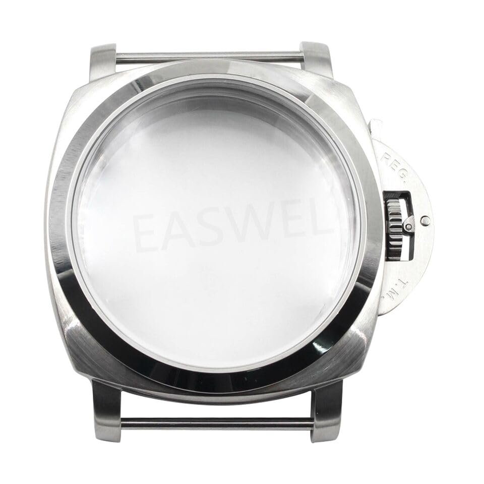 47mm 316L Steel Case Fit ETA 6497 6498 Fit for Seagull St36 Movement Parnis Watch