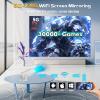P30 Max Projector and Game With 2 Wireless Controllers, Video Game Console with Retro Games 15000+ Games, 4k Smart Plus HD Auto Keystone Correction Movie Projector with 14 Emulators (P30 MAX-32G) view 2