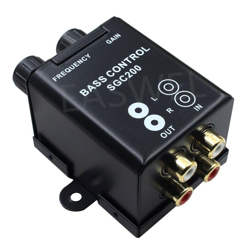 Car Remote Amplifier Bass Controller RCA Volume Control Knob Fit for Booster