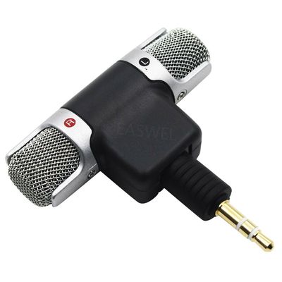 ECM-DS70P Mini Stereo Microphone Voice Sound Mic Fit for MD Phone PC Laptop New