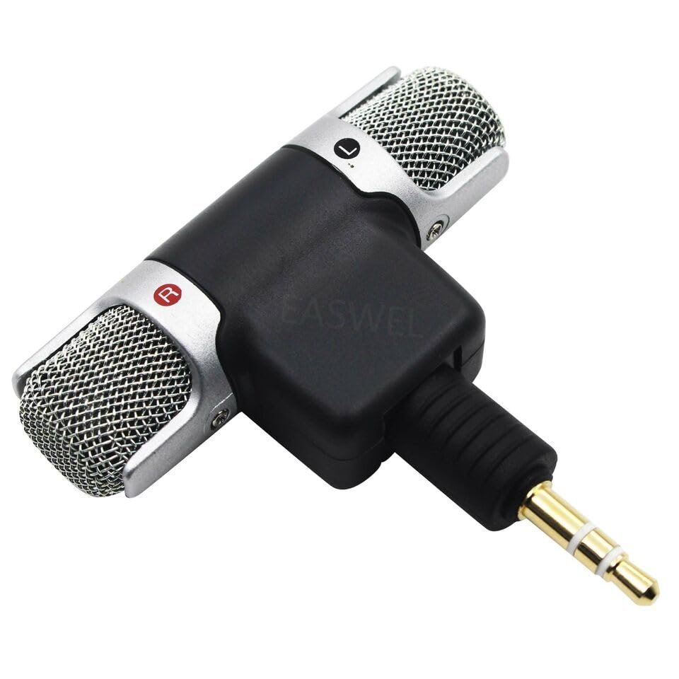 ECM-DS70P Mini Stereo Microphone Voice Sound Mic Fit for MD Phone PC Laptop New