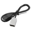 AUX USB Female Cable Adapter Port Fit for 2008 Onwards Honda/Civic/CR-V/Accord/Fit view 2
