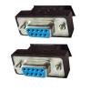 ACGTUY Best Price Adapter D-Sub 9-pin RS232 DB9-pin Male Female Converter Monitor DB9 Expander Extension Connector(F F) view 1