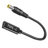100W USB C to 5.5x2.5mm Cable, Male to DC Female 19V Adapter, DC 5.5x2.5mm Adapter to USB C Adapter Made for Asus Laptop Series, Router, Printer, RVs, Solar Generator view 1