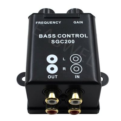 Car Audio Amplifier Bass Boost RCA Level Remote Volume Control Knob 150Hz - 40Hz