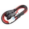 4 pin 12AWG DC power cable Fit for Yaesu Icom IC-7100 IC-7300 IC-7000 IC-7610 Alinco view 2