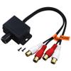 Car Home Audio Amplifier Bass RCA Gain Level Volume Control Knob LC-1 Black U1D9 view 1
