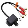 Car Home Audio Amplifier Bass RCA Gain Level Volume Control Knob LC-1 Black U1D9 view 4