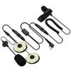 2 Pin PTT Motorcycle Helmet Headset Earpiece Fit for Kenwood Walkie Talkie view 3