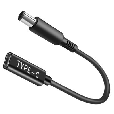 100W 7.4x5.0mm Male Adaptor to USB C Female Cable, Male to DC Female 19.5V Adapter, 7.4x5.0mm to USB C Adapter Made for Dell Latitude Laptop Series