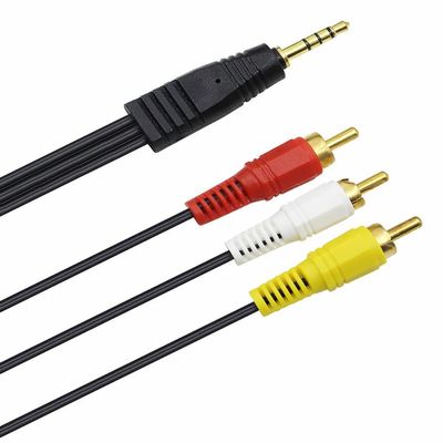 3.5mm to 3RCA AV Audio Video Cable Fit for EstgoSZ H96 Pro Android TV Box