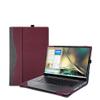 17.3 inch Case Cover for Acer Aspire 3 Laptop - A317-55P & for Acer Aspire 5 Laptop - A517-58M,PU Leather Protective Sleeve Shell Bag with Heat Dissipation Hole (Burgundy) view 1