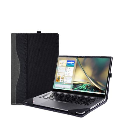 17.3 inch Case Cover for Acer Aspire 3 Laptop - A317-55P & for Acer Aspire 5 Laptop - A517-58M,PU Leather Protective Sleeve Shell Bag with Heat Dissipation Hole (Dark Gray)