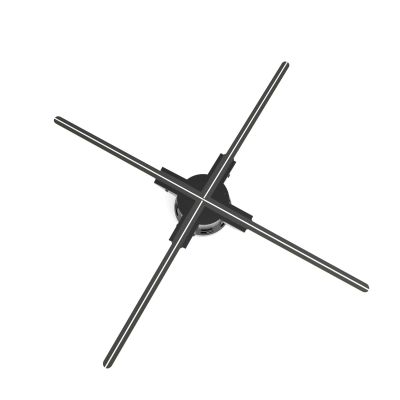 3D Hologram Fan, 3D Hologram Projector LED Holographic Advertising Display, Holographic Fan Spinner, for Trade Show Advertising Exhibition Gift