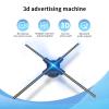 3D Hologram Fan, 3D Animation Video Projector Naked-eye Holographic 3D Projector Advertising Display, for Home Decorations,Anime character projection,Parties view 2