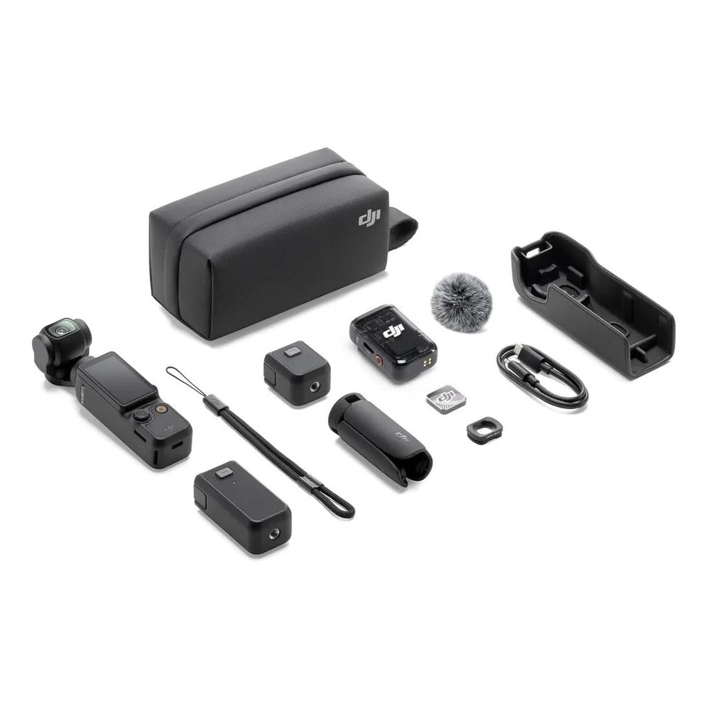 Osmo Pocket 3 Creator, Vlogging Camera with 1'' CMOS & 4K/120fps Video, 3-Axis