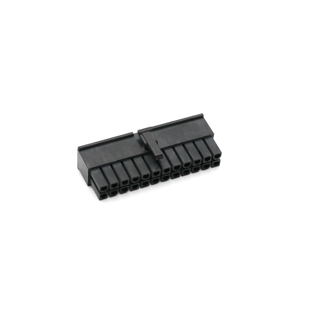 Chunsu 4.2mm Motherboard 24Pin ATX Male/Female Connector for PC 100pcs(1,24p Male)