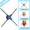 3D Hologram Fan, 23.62" 3D Hologram Fan Video Advertising Projector Holographic Imaging Lamp, Holographic Advertising Display for Business,Bar,Parties view 4