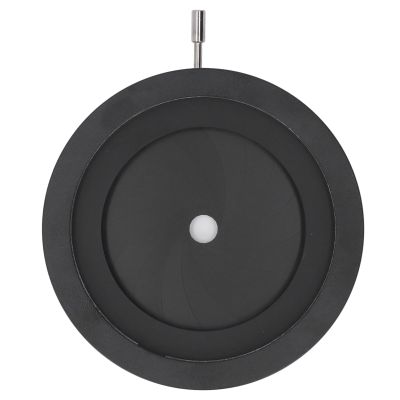 Adjustable Iris Aperture Diaphragm, Adjustable Aperture Diaphragm Aluminum Alloy 250mm Iris Aperture Diaphragm Adapter for Cameras Microscopes Optical Instruments
