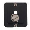 Tripod Quick Release Plate, Ball Head Mount QAL-40 4x3.9x0.8cm Aluminium Alloy Ballhead Quick Release Plate Universal Type Camera Quick Release Plate for Most of Tripod Ballhead view 4