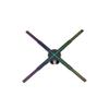 50CM 3D Hologram Projector Advertise Display Fan, Led Sign Holographic Lamp Shop Christmas Halloween Party Logo Light, for Business Bar Parties view 1