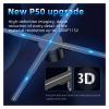 50CM 3D Hologram Projector Advertise Display Fan, Led Sign Holographic Lamp Shop Christmas Halloween Party Logo Light, for Business Bar Parties view 2