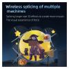 50CM 3D Hologram Projector Advertise Display Fan, Led Sign Holographic Lamp Shop Christmas Halloween Party Logo Light, for Business Bar Parties view 4