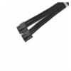 Chunsu PSU Dual 8Pin CPU to Mini 12pin GeForce RTX 30 Series Power Supply Cable with Combs(Carbon red) view 3