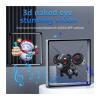 3D Hologram Fan, 3D Holographic Projector Display, Stereo Floating Advertising Machine Fan Aerial Imaging Advertising Exhibition, for Business Bar Parties view 3