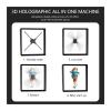 3D Hologram Fan, 3D Holographic Projector Display, Stereo Floating Advertising Machine Fan Aerial Imaging Advertising Exhibition, for Business Bar Parties view 4