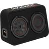 Kicker (2) 48TCWRT672 CompRT 6.75" subwoofer in Thin Profile Enclosure w/Speaker Wire Bundle view 2