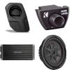 KICKER 48CWRT104 Subwoofer BR-DS10U Add-On & 47KEY5001, Bass Knob Bundle Compatible with 2021-2025 Ford Bronco 4-Door Rear Door view 1