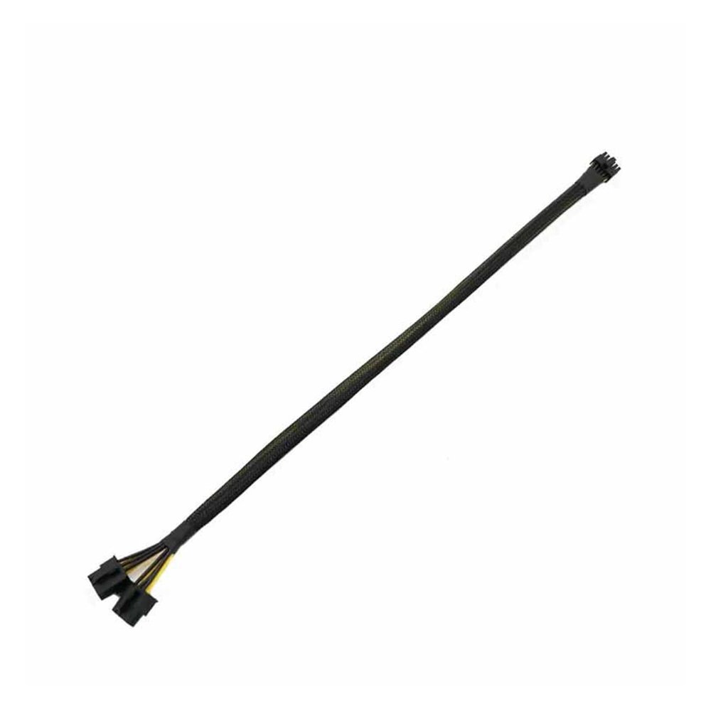 Chunsu FE 12Pin to Dual 8Pin PCIE Male Seasonic Modular GeForce RTX 30 Series GPU Power Adapter Cable(40cm)