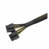 Chunsu FE 12Pin to Dual 8Pin PCIE Male Seasonic Modular GeForce RTX 30 Series GPU Power Adapter Cable(40cm) view 2