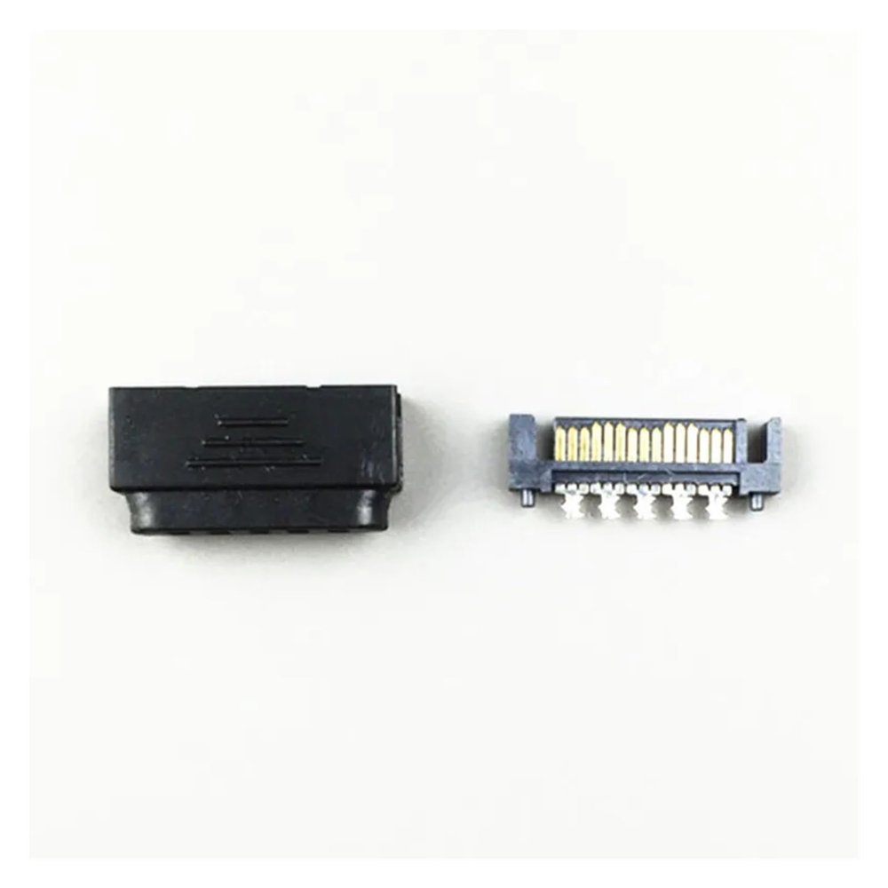 Chunsu SATA Male Solding Type Connector for PC Computer ATX Hard Disk Power-2pcslot
