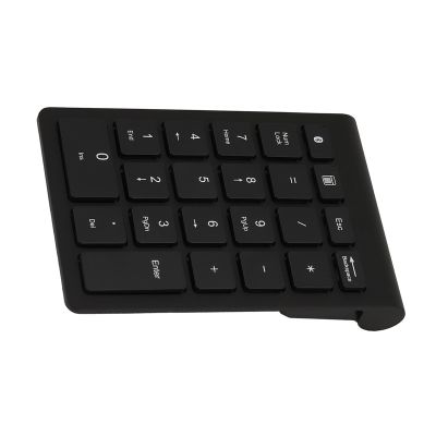 Dioche 22 Keys USB Keypad Numeric, Numpad Mini Financial Accounting Rechargeable Keypad Numpad Number Pad Mini Keyboard for Laptop Desktop PC Notebook (Black)