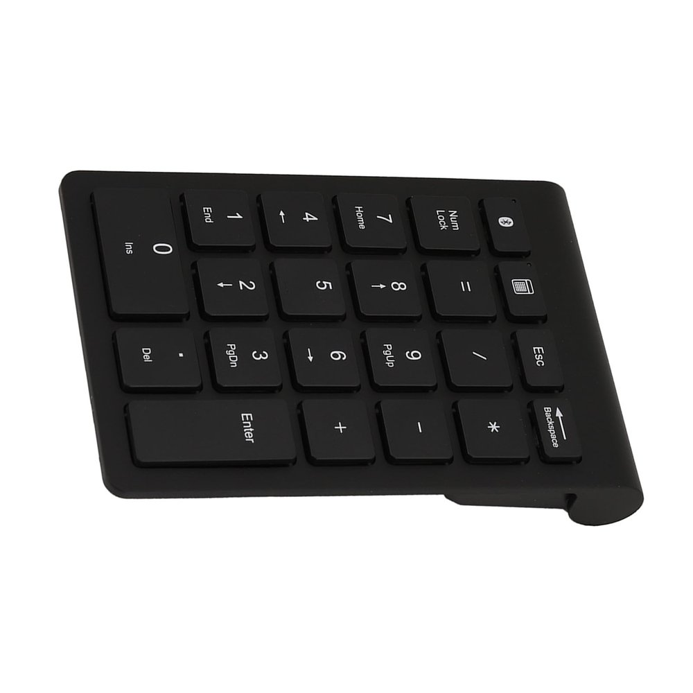 Dioche 22 Keys USB Keypad Numeric, Numpad Mini Financial Accounting Rechargeable Keypad Numpad Number Pad Mini Keyboard for Laptop Desktop PC Notebook (Black)