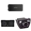 Kicker Comp RT 10 Inch 48TRTP102 Thin Down Firing Enclosure Package with 47KEY5001, Bass Knob Bundle view 1