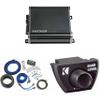 Kicker 46CXA8001 CXA8001-800-Watt Mono Class D Subwoofer Amp w/Bass Knob & CK4 Amp Kit Bundle view 1