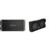 KICKER Comp RT 8 Inch 48TRTP82 Thin Down Firing Enclosure Package with 47KEY5001 Amplifier Bundle view 1
