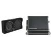 KICKER 48TRTP122 Comp RT 12" Subwoofer Enclosure Package + 46CXA4001 Amp Bundle view 1